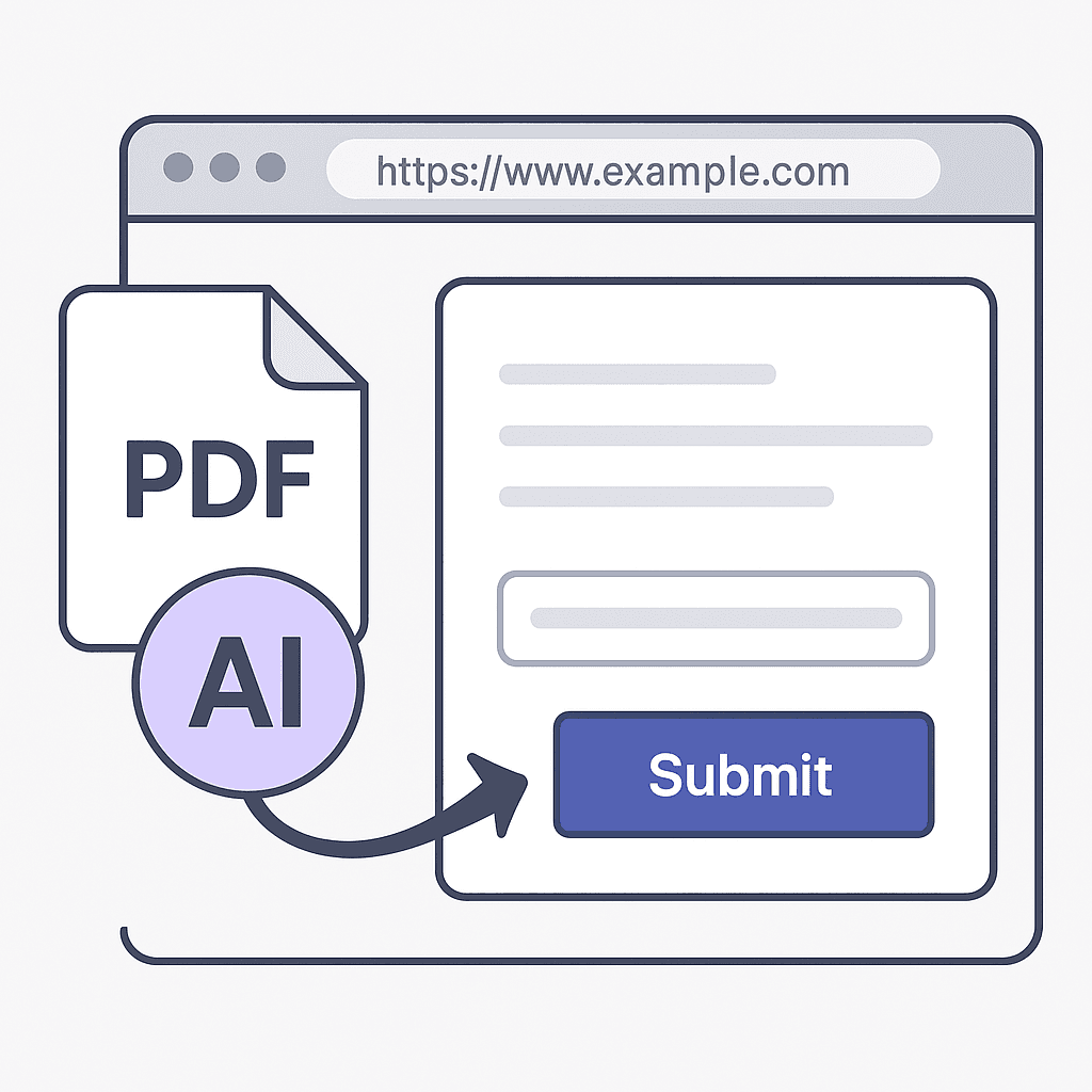 AI Submitting Form